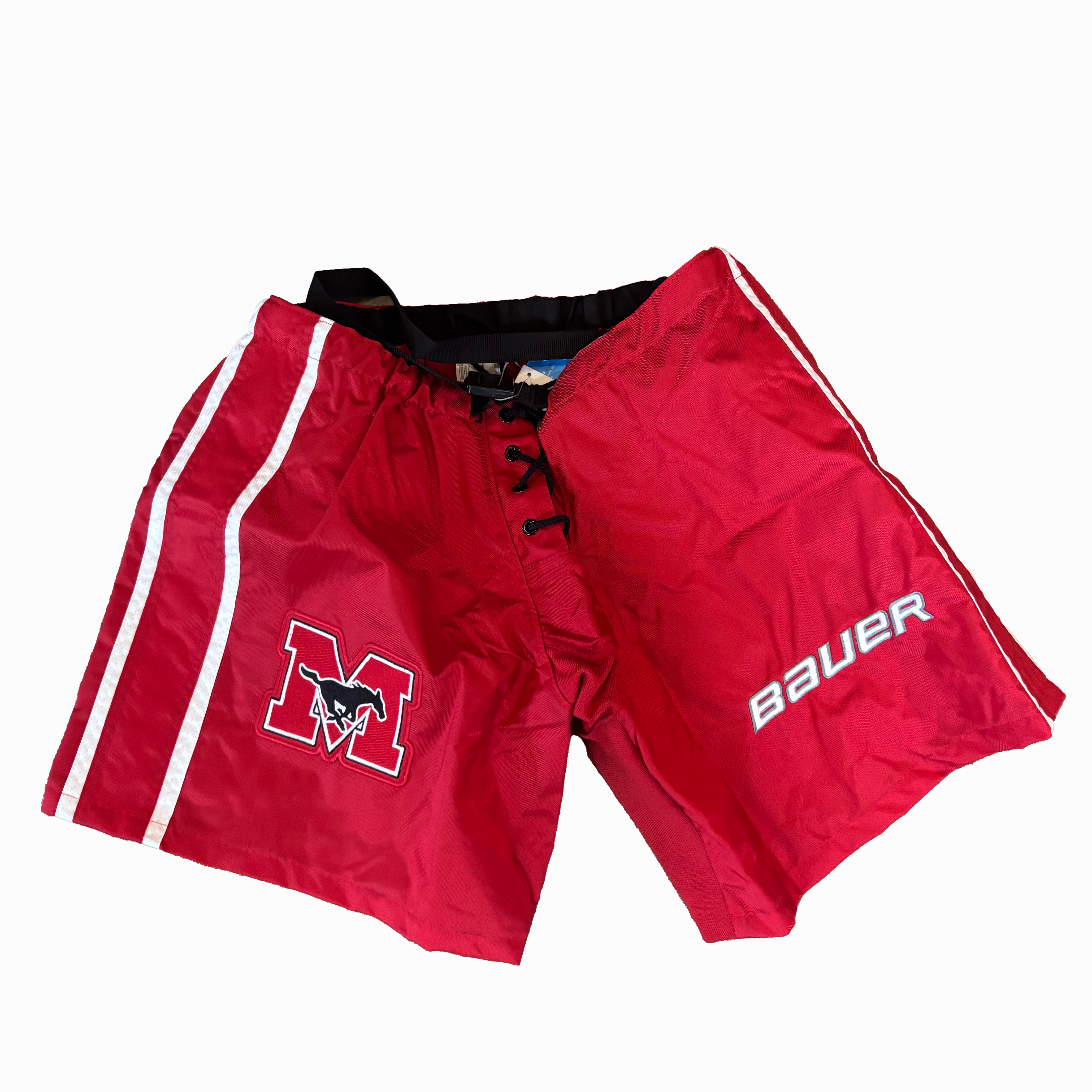 Coque de pantalon d'équipe Bauer Nexus - Senior (Rouge/Blanc)