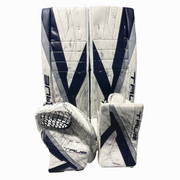 Ensemble complet de gardien de but professionnel usagé TRUE Catalyst Nitro Pro - Ivan Fedotov (blanc/marine/argent)