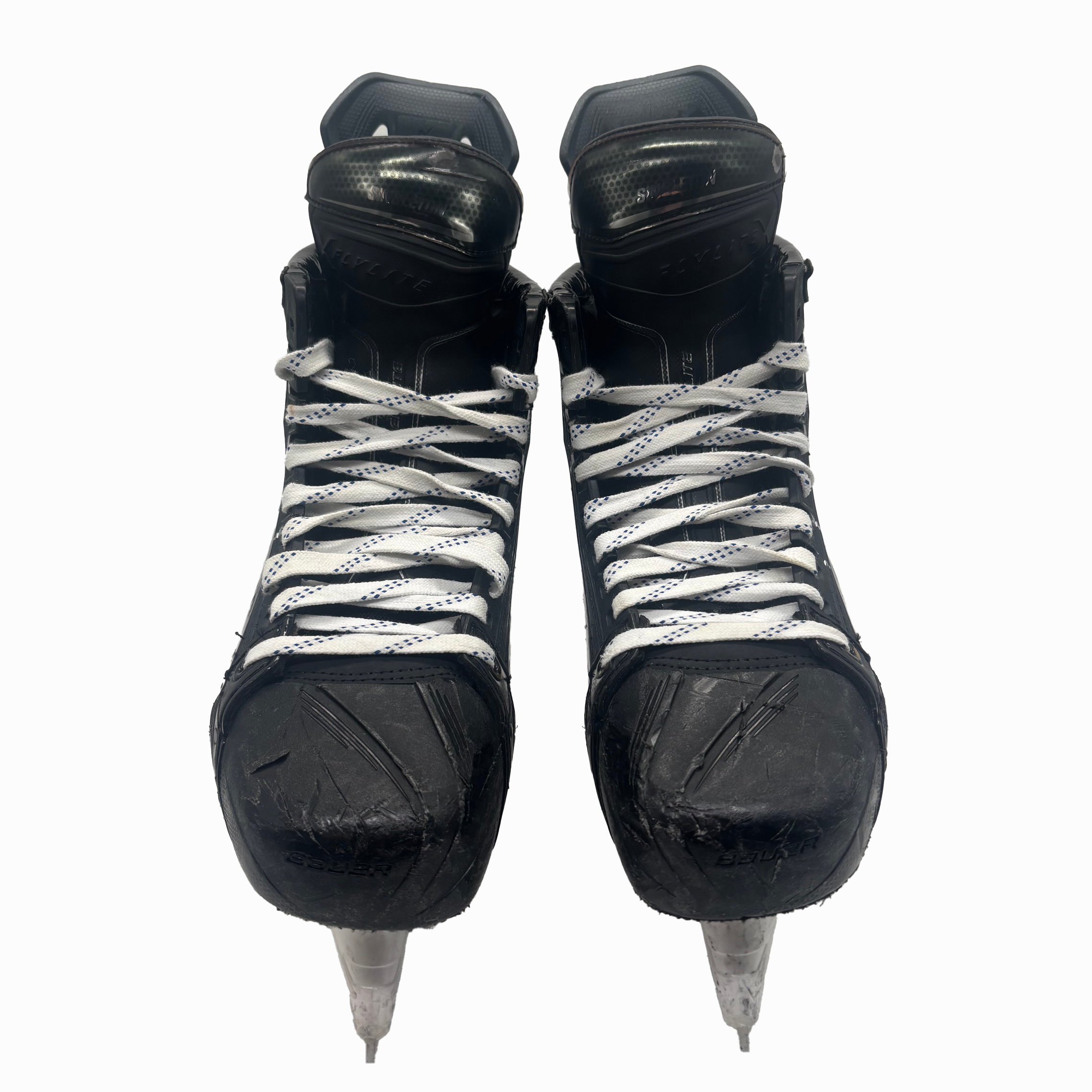 Bauer Vapor Flylite - Patins de hockey usagés Pro Stock AHL - Taille 8E (Noir)