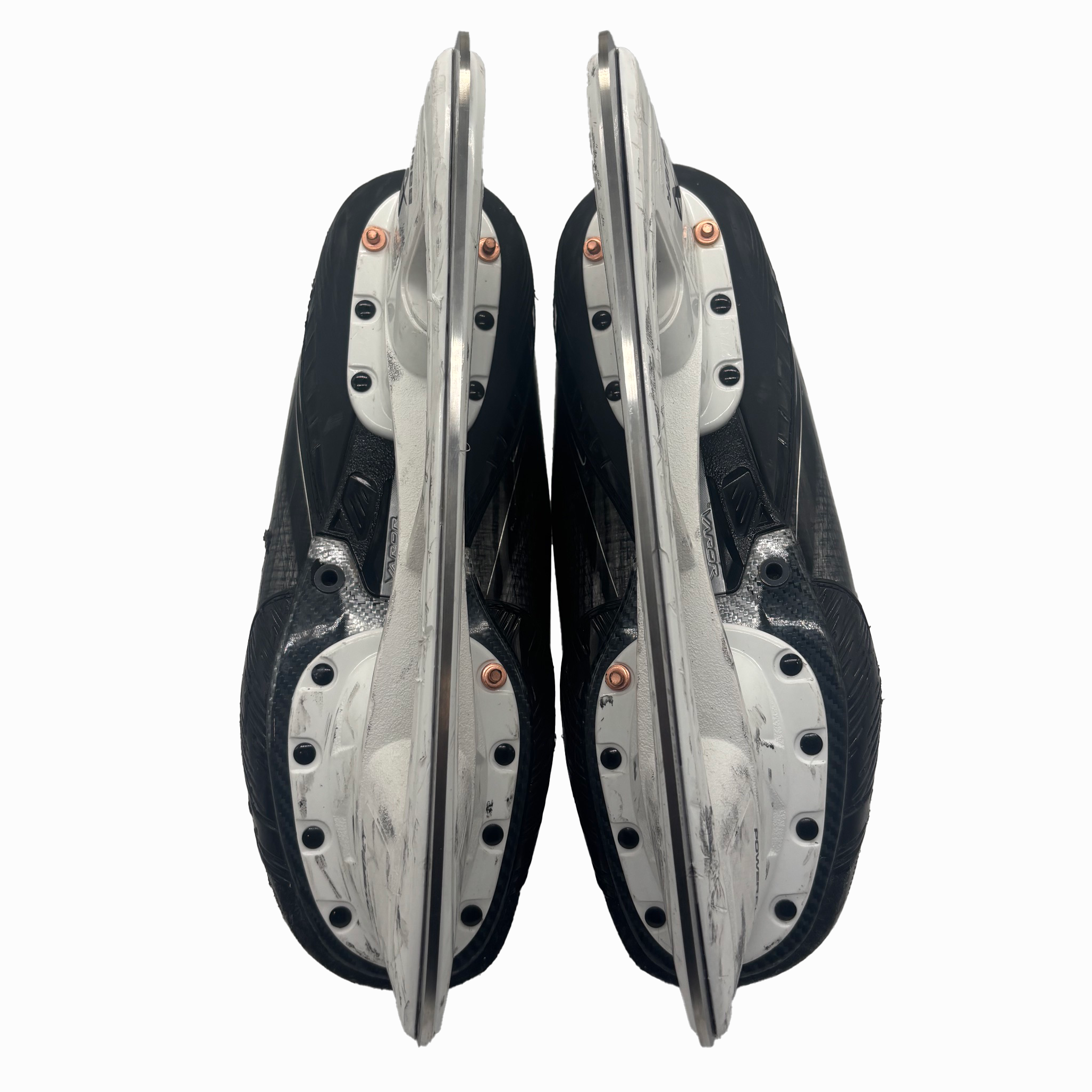 Bauer Vapor Flylite - Patins de hockey usagés Pro Stock AHL - Taille 8E (Noir)