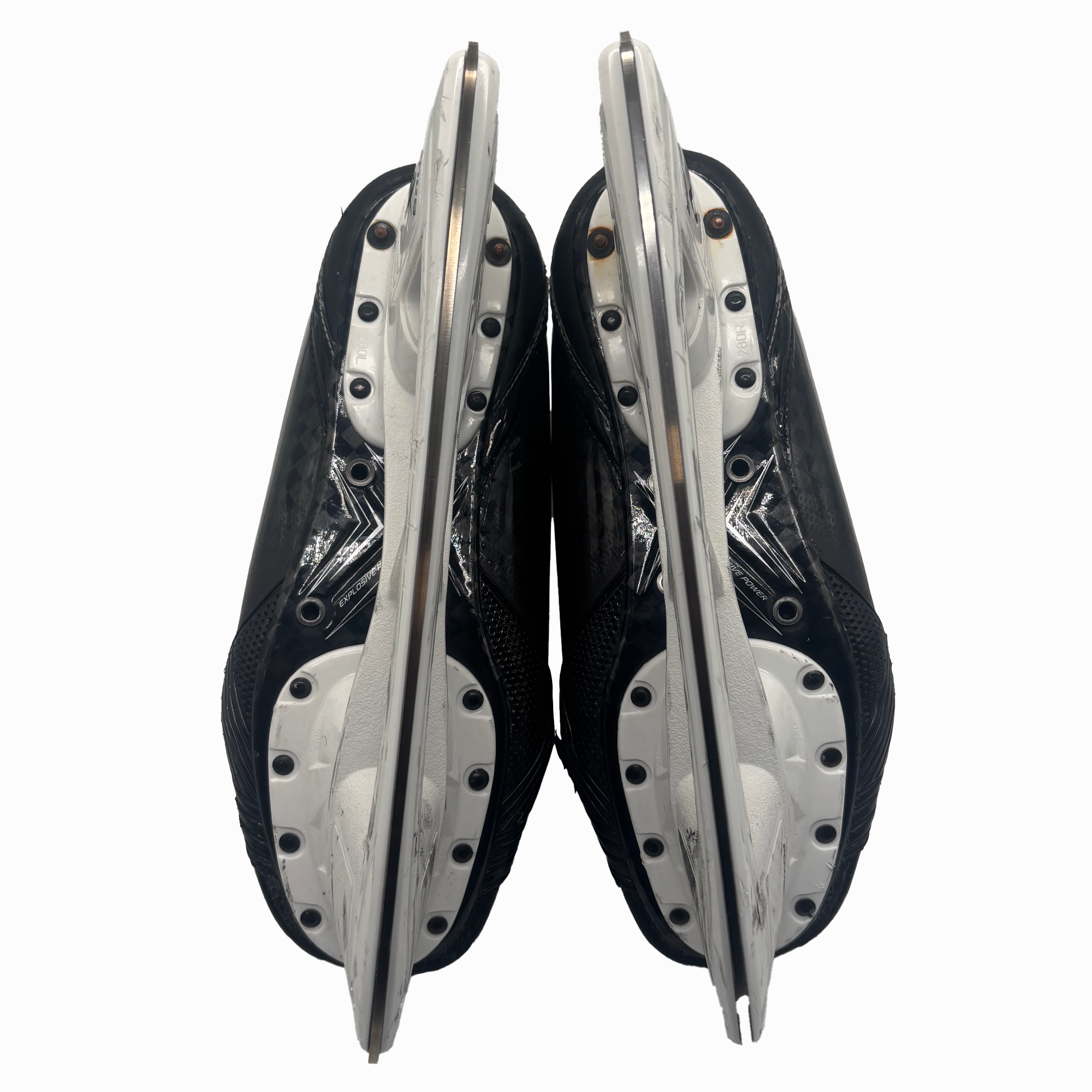 Patin de hockey Bauer Supreme Shadow - Modèle Pro Usagé - Taille 8.5E (Noir)