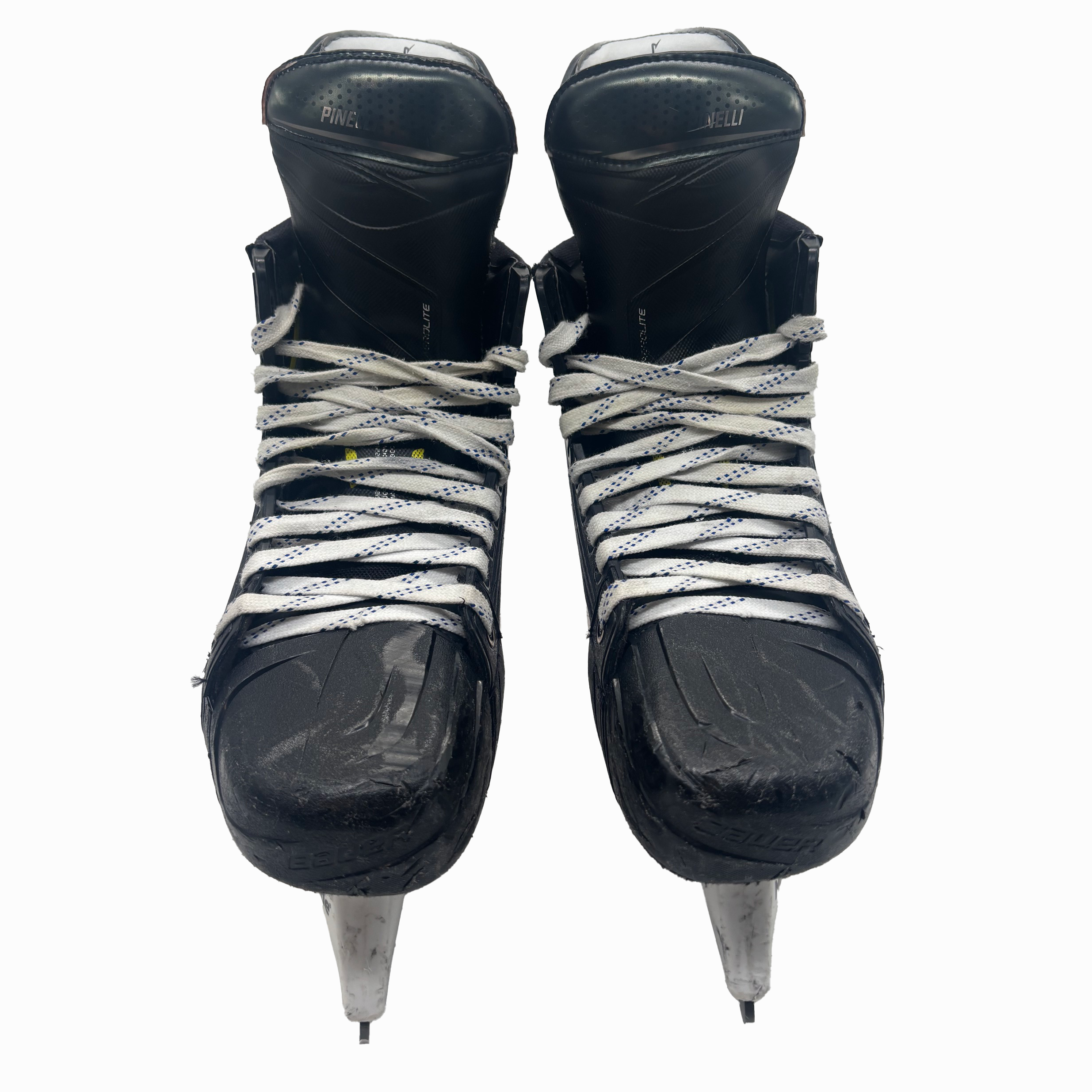 Bauer Vapor Hyperlite 2 - Patin de hockey Pro Stock AHL usagé - Taille 6.5D (rouge)