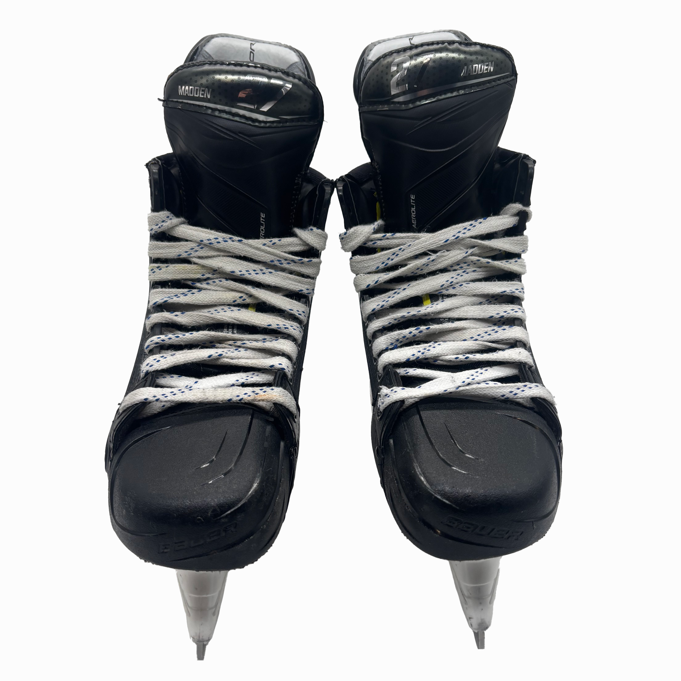 Bauer Vapor Hyperlite 2 - Patins de hockey d'occasion Pro Stock AHL - Taille 7.5E