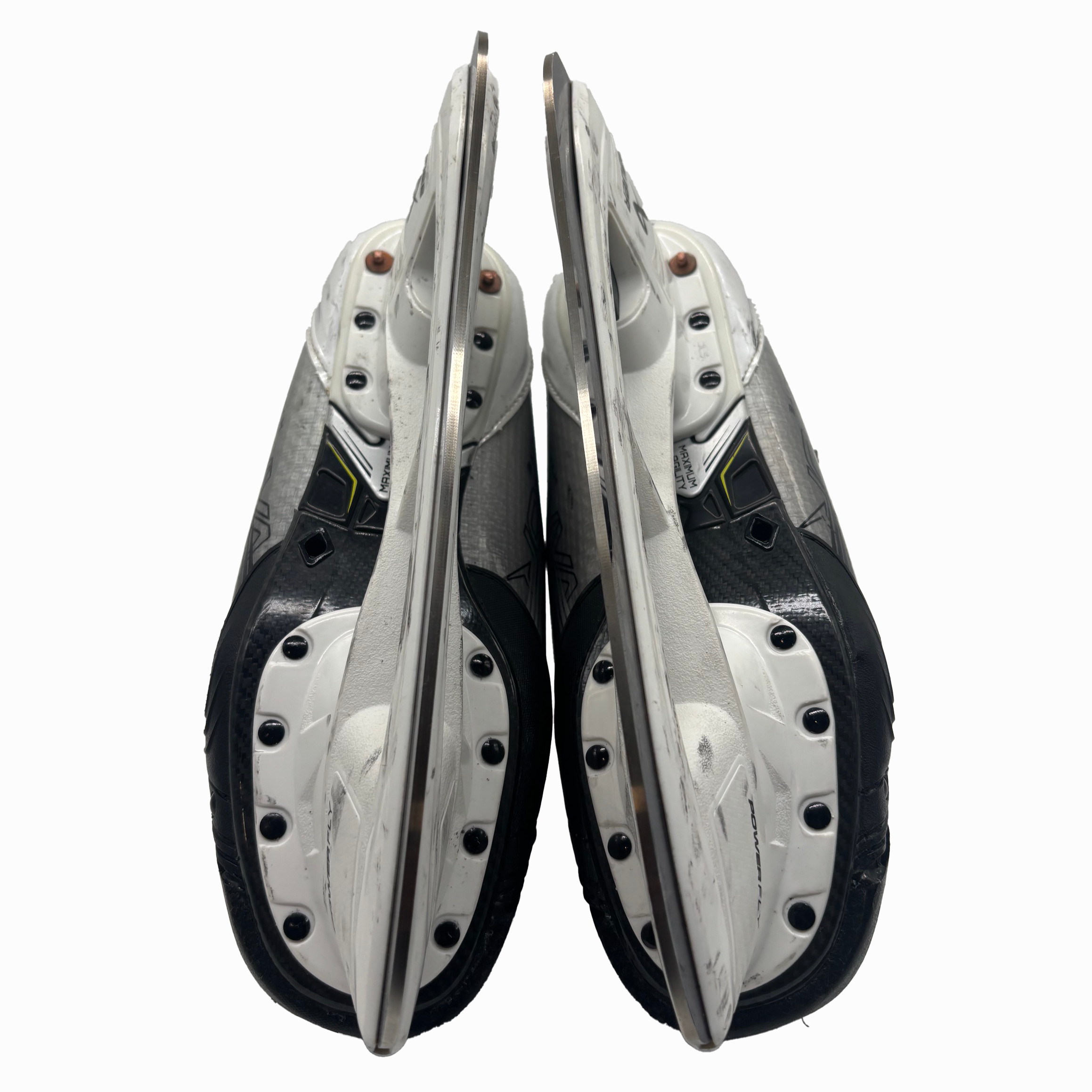 Bauer Vapor Hyperlite 2 - Patins de hockey d'occasion Pro Stock AHL - Taille 7.5E