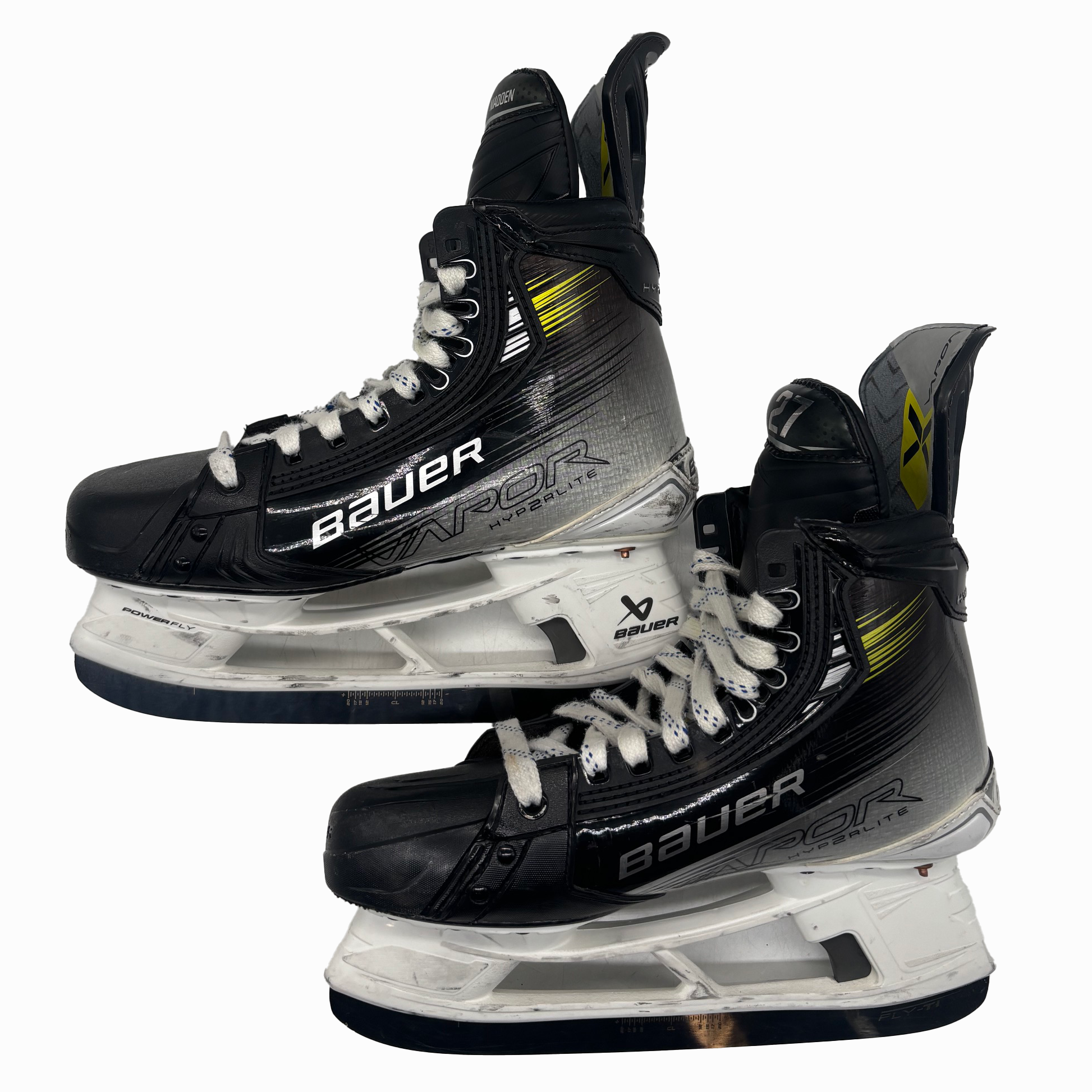 Bauer Vapor Hyperlite 2 - Patins de hockey d'occasion Pro Stock AHL - Taille 7.5E