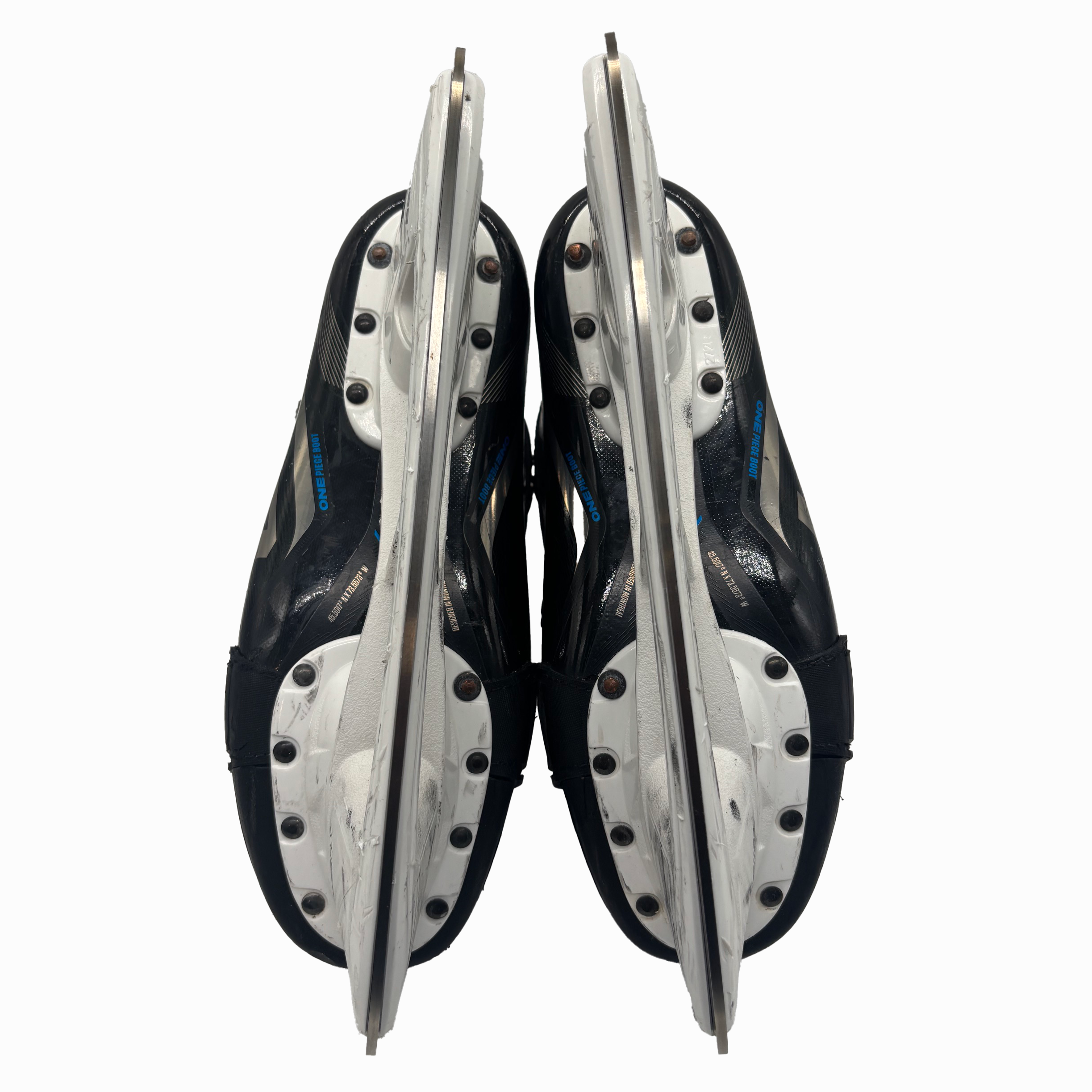 Patin à glace CCM Jetspeed FT6 Pro - Usagé, de stock professionnel - Taille 8D (Noir)