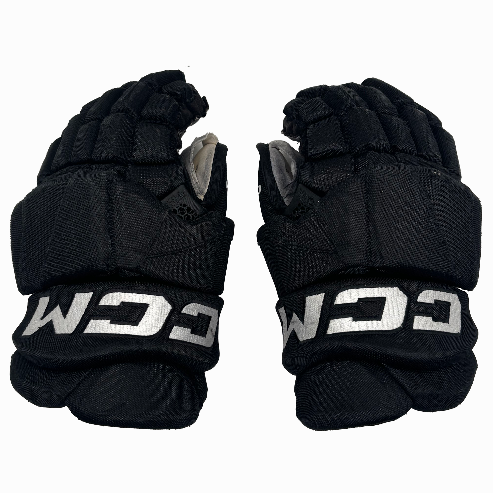 CCM HGTKXFP - Gant de hockey usagé de calibre professionnel AHL (Noir)