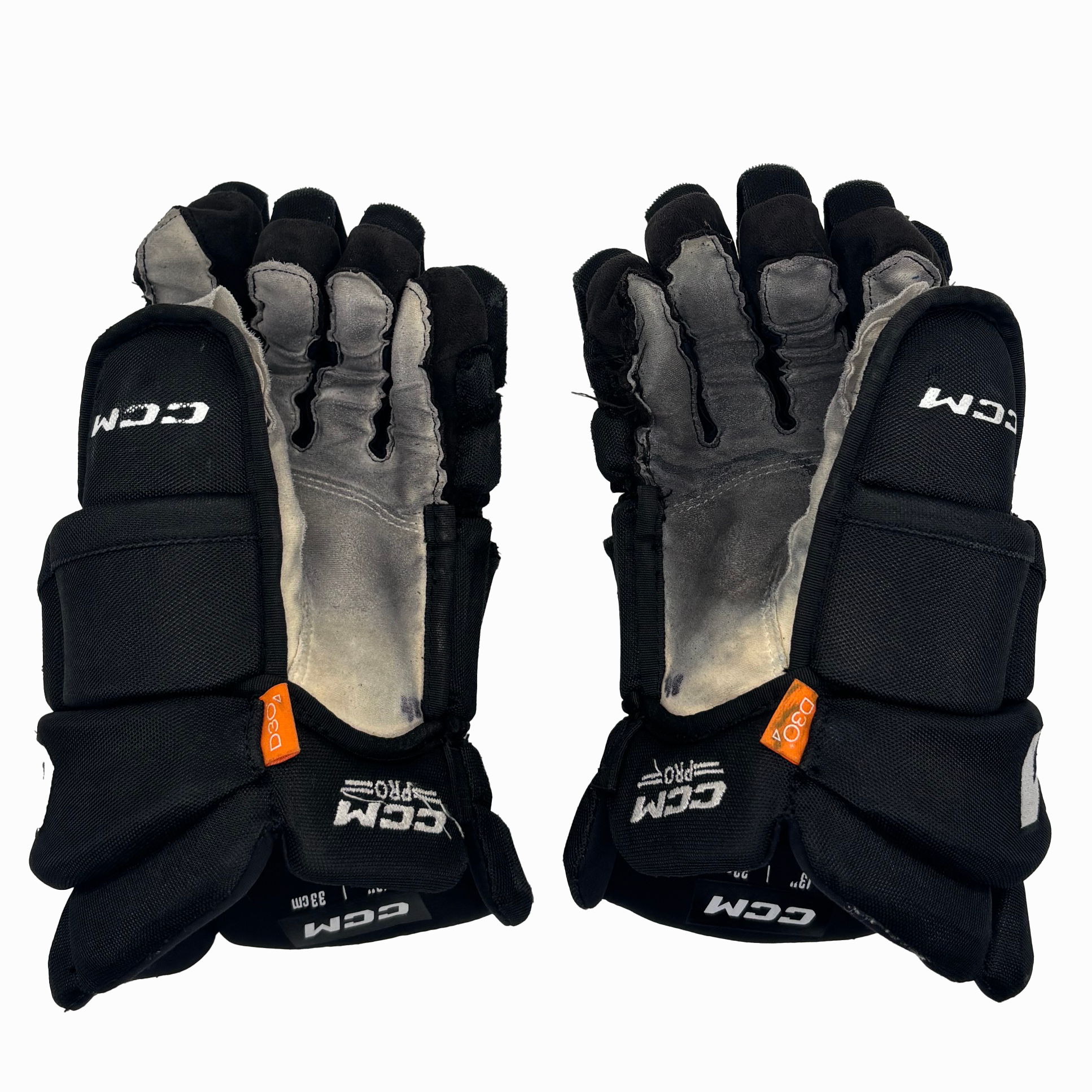 CCM HGTKXFP - Gant de hockey usagé de calibre professionnel AHL (Noir)