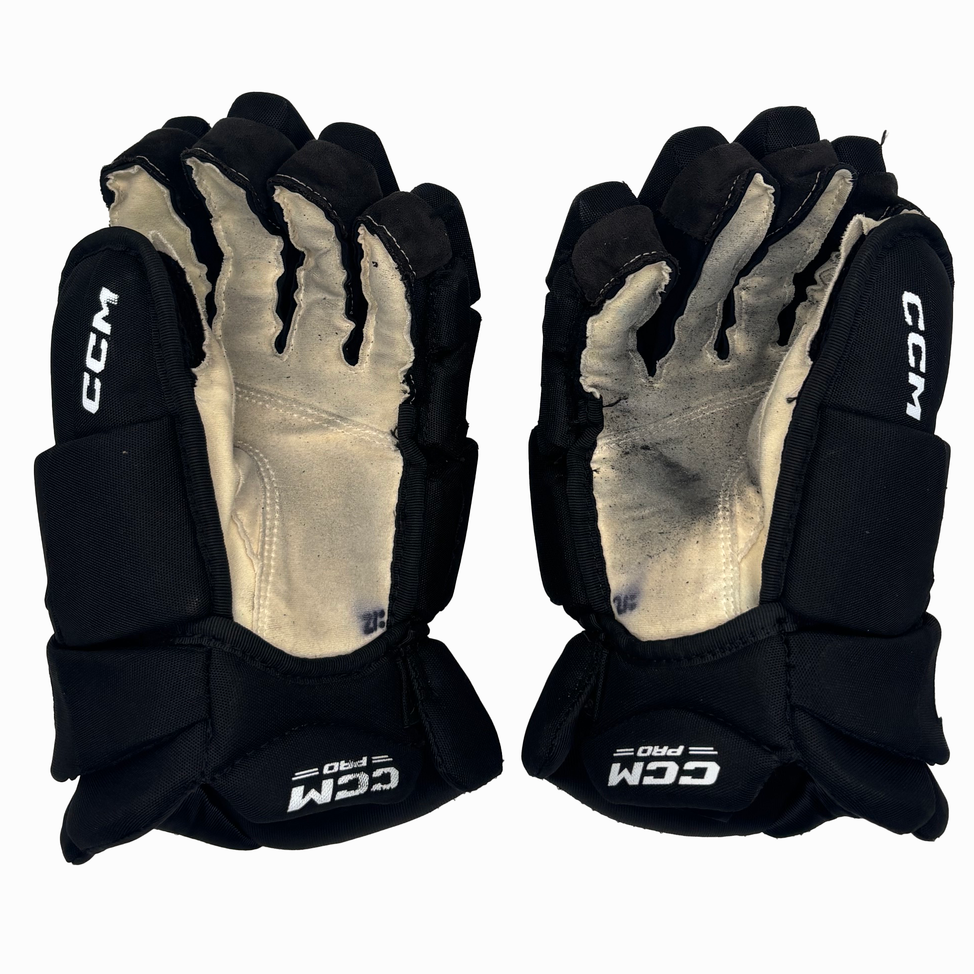 CCM HGPFT8SP - Gant de hockey pro usagé (Noir)