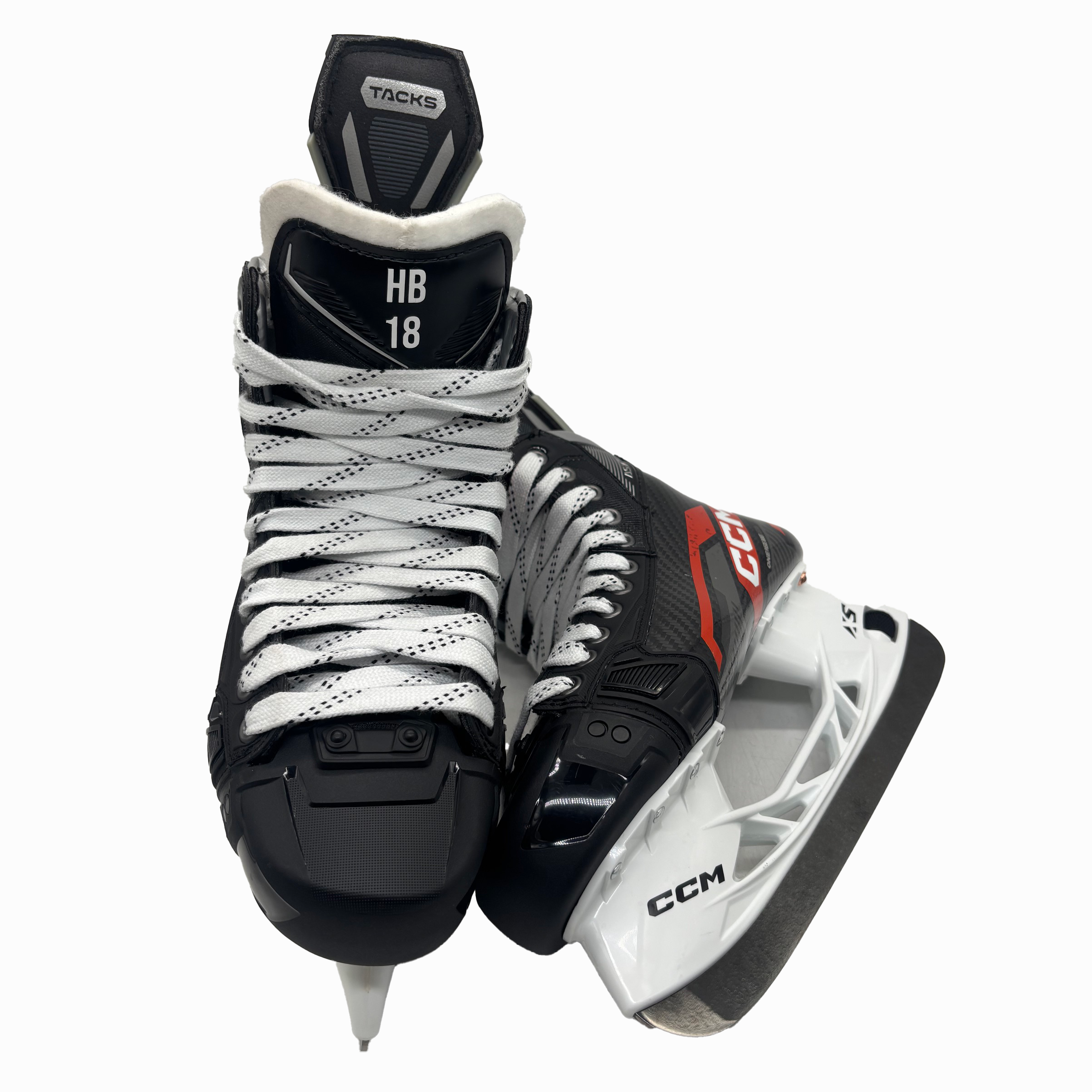 CCM Tacks AS-V Pro - Pro Stock Hockey Skates - Size 9R (Orange)