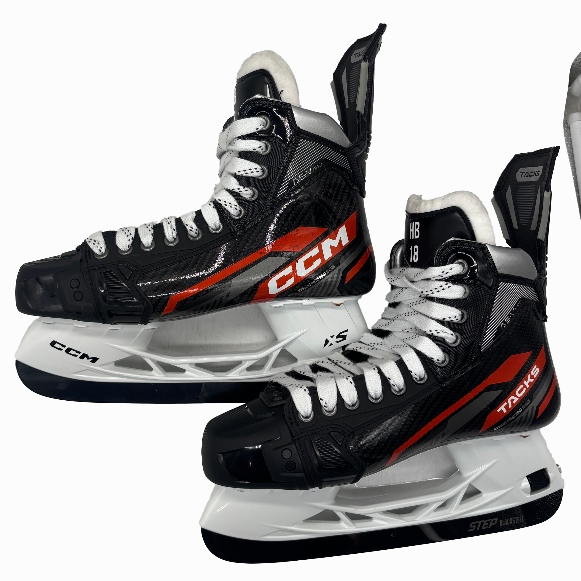 CCM Tacks AS-V Pro - Pro Stock Hockey Skates - Size 9R (Orange)
