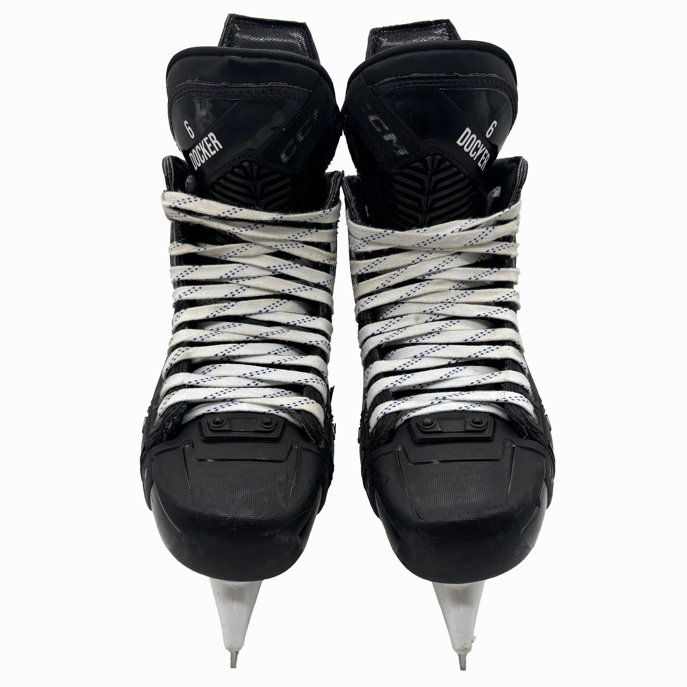CCM Jetspeed FT6 Pro - Used Pro Stock Hockey Skates - Size 7.5D (Silver)
