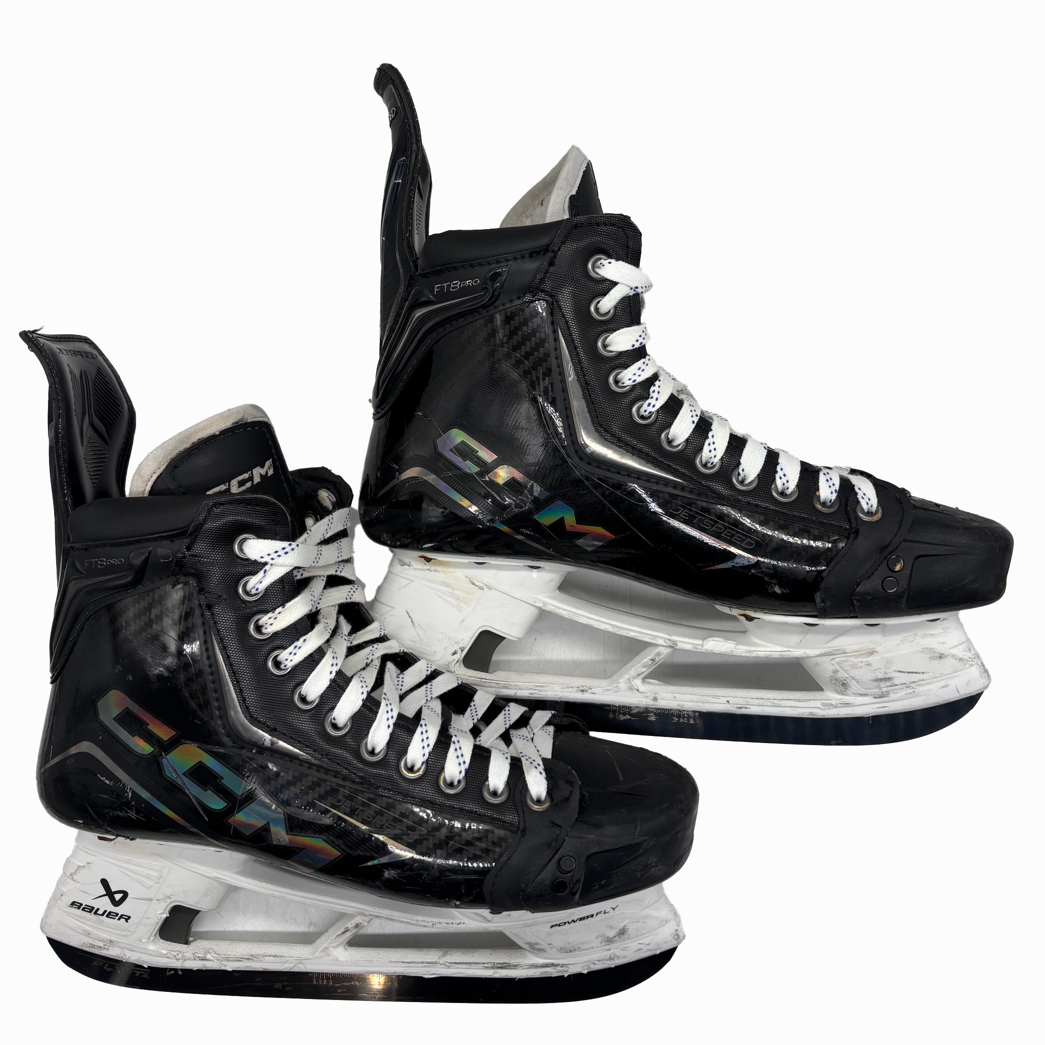 CCM Jetspeed FT8 Pro - Used Pro Stock Hockey Skates - Size 11D (Black)