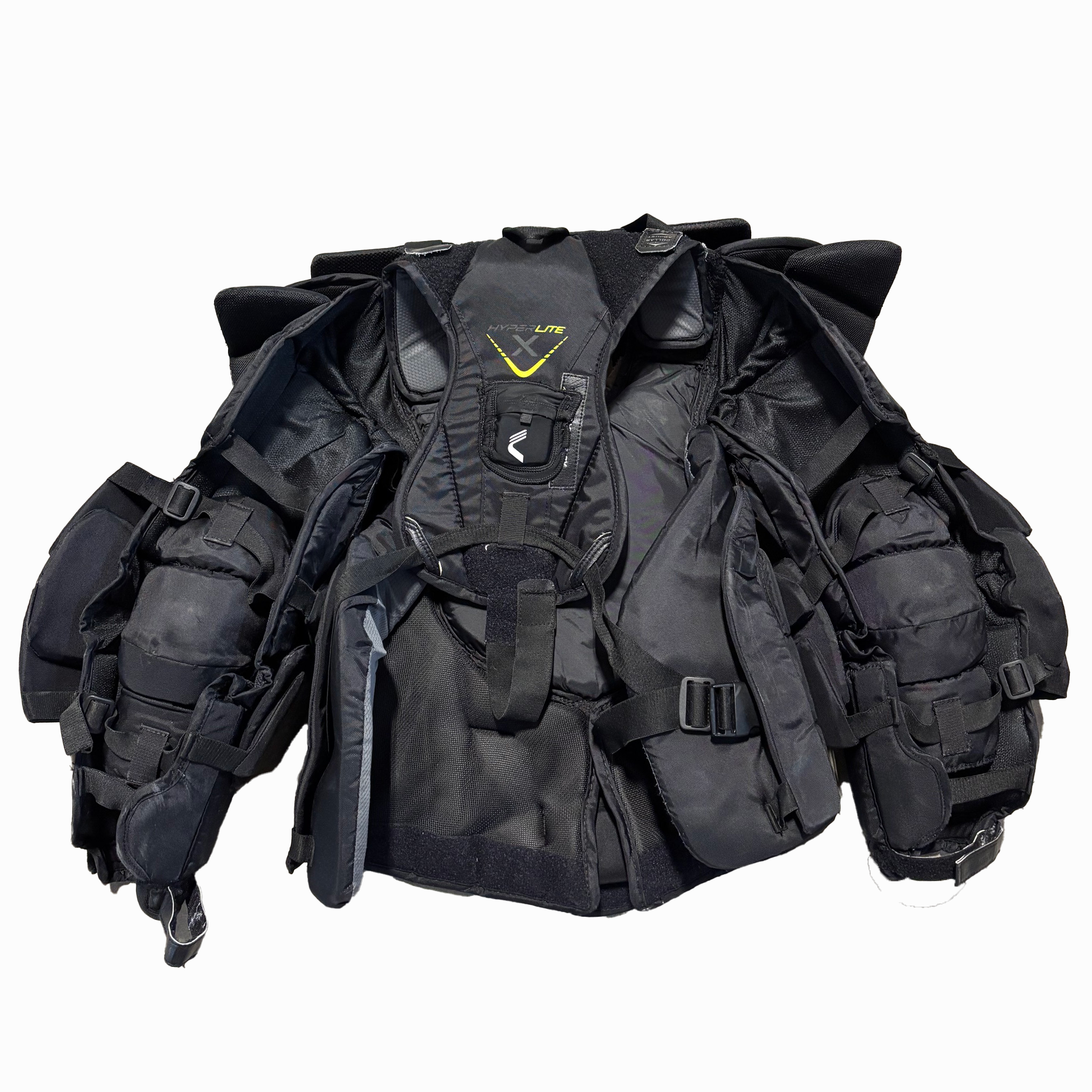 Bauer Vapor Hyperlite - Used Goalie Chest Protector (Black/Silver)