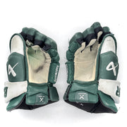 Bauer Vapor Hyperlite - Used NCAA Pro Stock Hockey Glove (Green/White)
