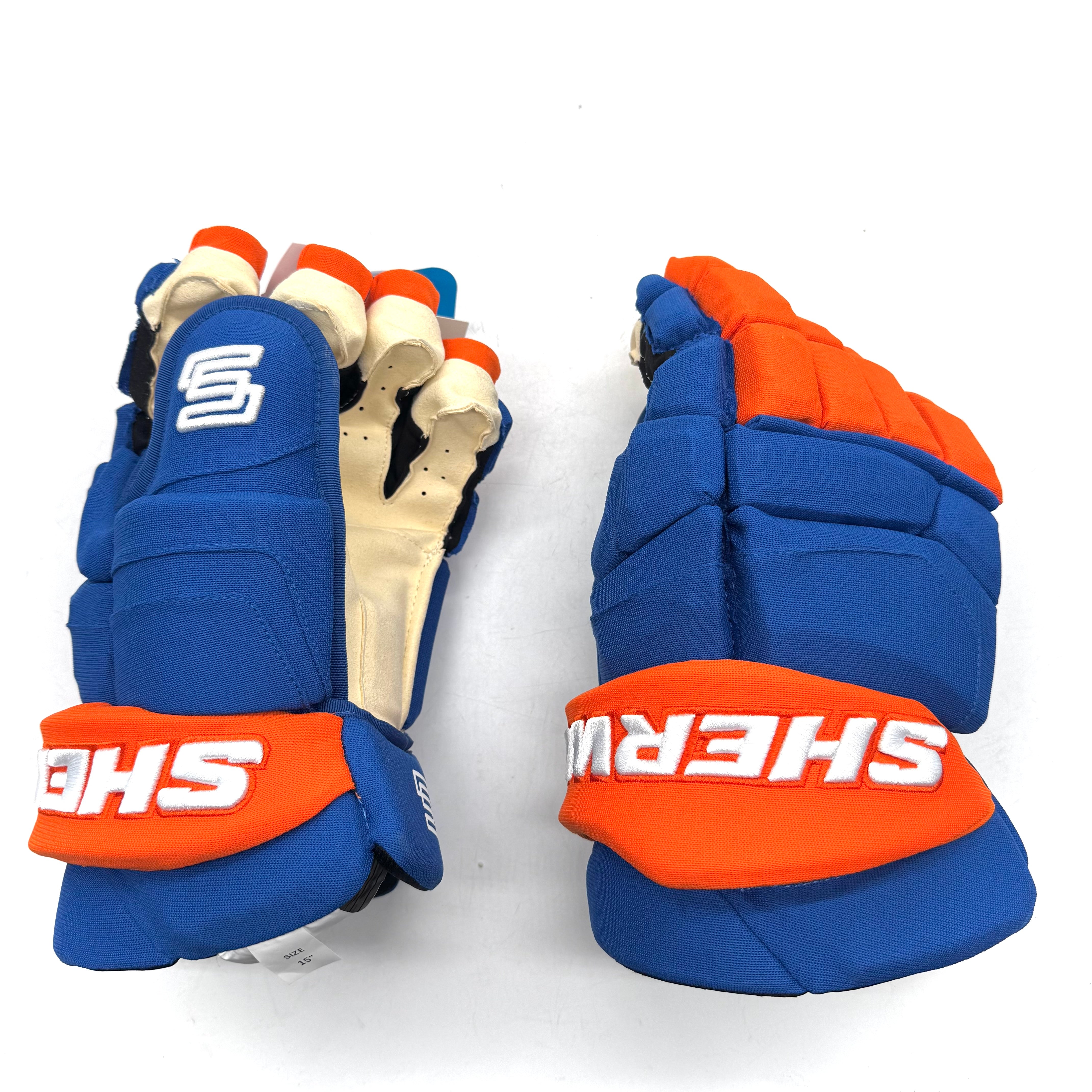 Sherwood Pro - Gant Pro Stock LNH - Islanders de New York (Bleu marine/Orange)