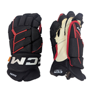 CCM HGJS - NHL Pro Stock Glove - Jujhar Khaira (Black/Red)