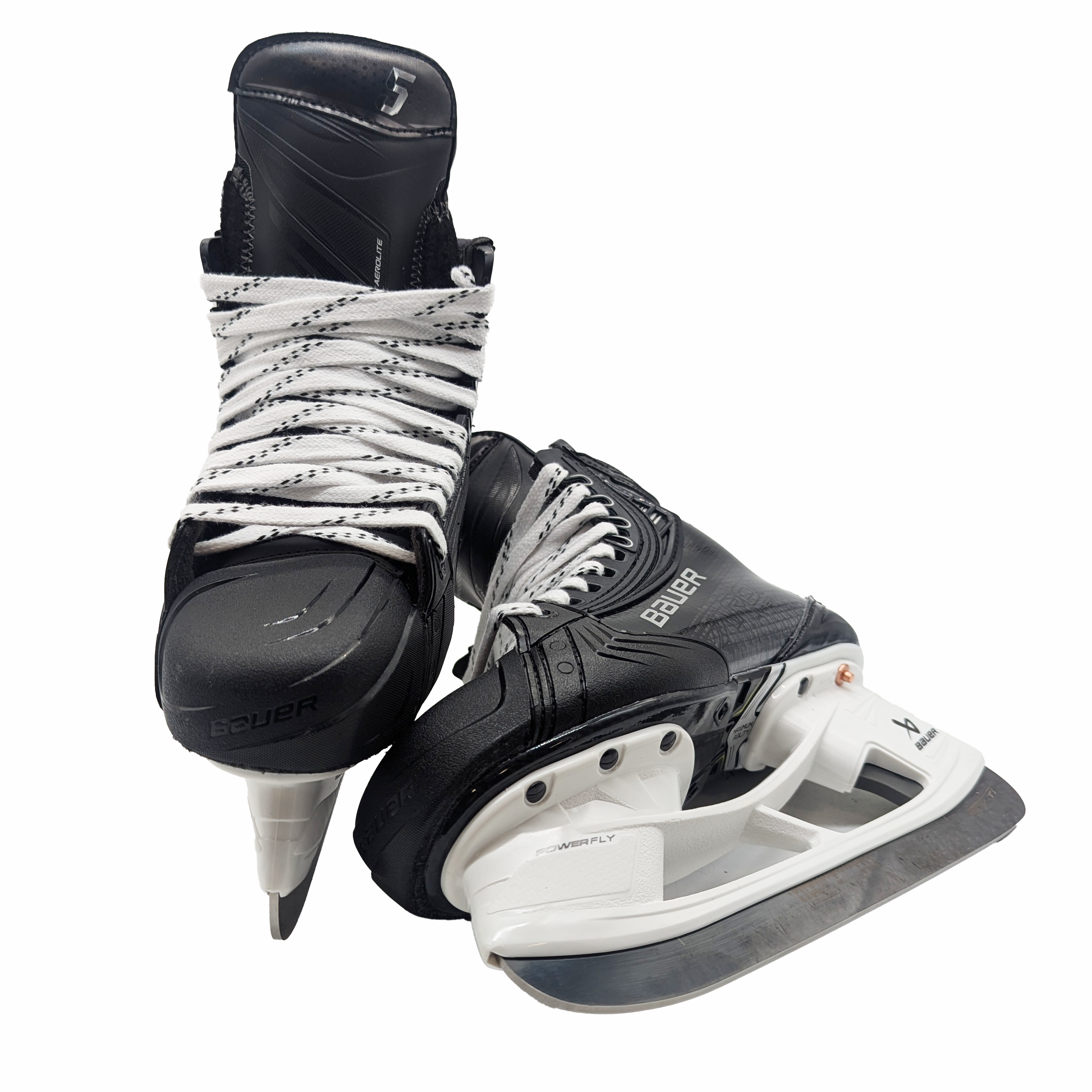 Kchl Bauer Vapor Hyperlite 2 - Pro Stock Hockey Skates - Size 4.5E (Black)