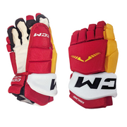 CCM HGTKPP - NHL Pro Stock Glove -  Justin Kirkland (Red/Yellow/White)