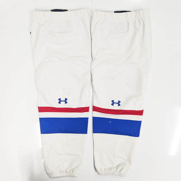 NCAA - Used Under Armour Hockey Socks (White/Red/Blue)