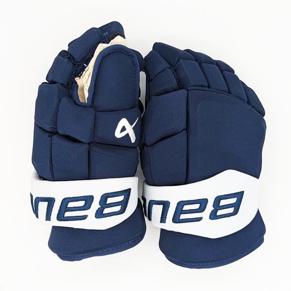 Bauer Supreme Mach - NCAA Pro Stock Gloves (Navy/White)