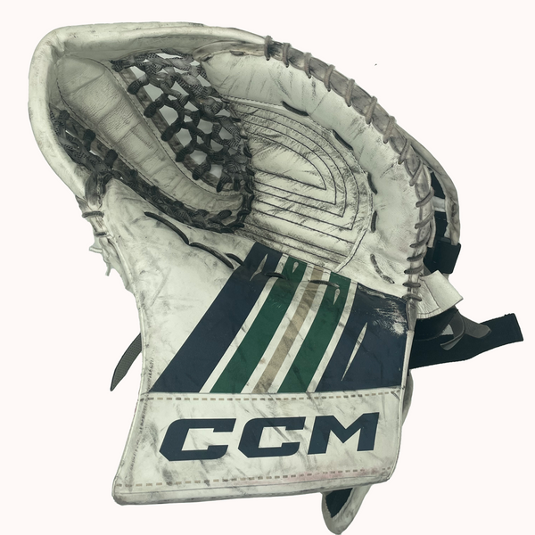 Thatcher Demko - CCM Extreme Flex 5 Used Goalie Trapper (NHL)