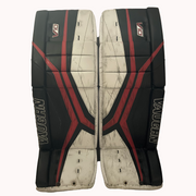 Vaughn Velocity V10 - Used Pro Stock Goalie Pads (Black/White/Red)