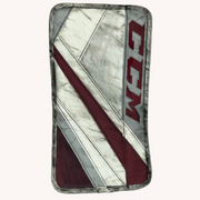 CCM Extreme Flex 5 - Used Pro Stock Goalie Blocker (White/Maroon/Silver)