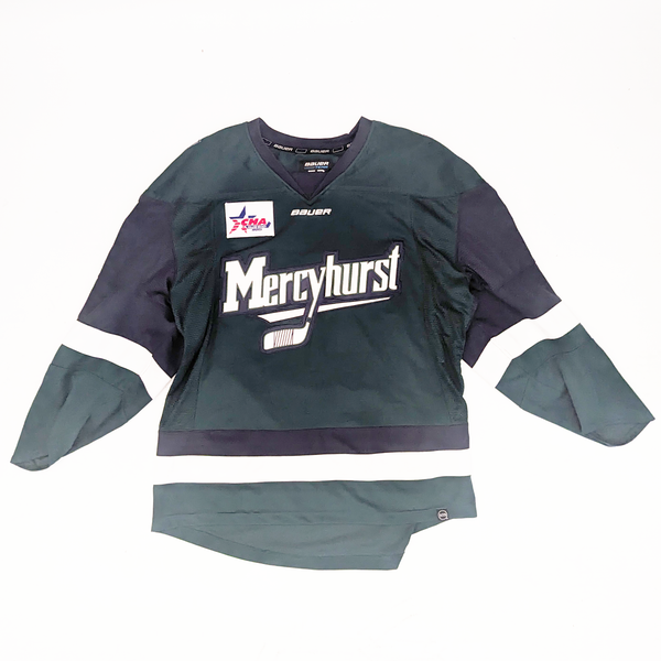 NCAA - Used Bauer Game Jersey (Green/Blue)