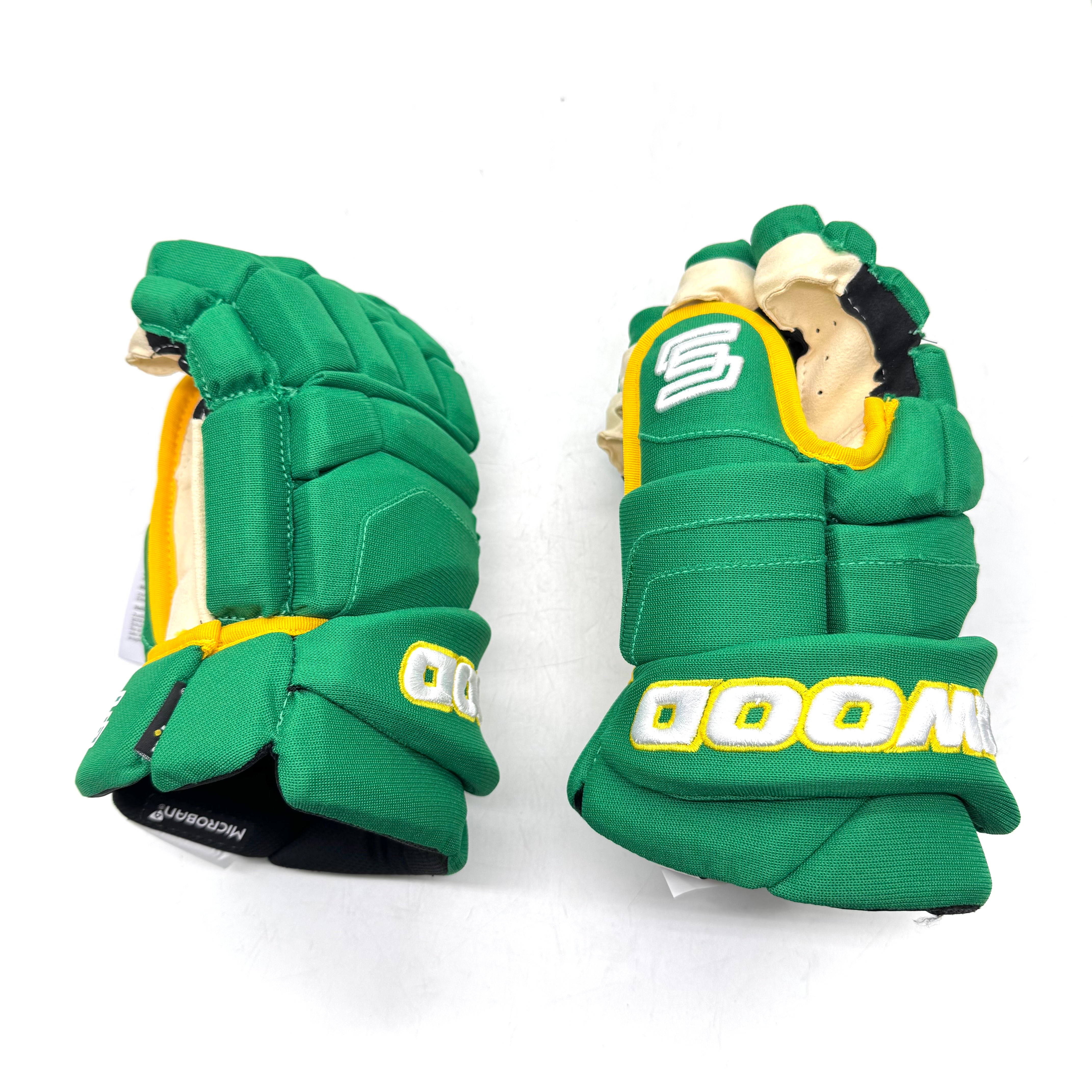 Sherwood Pro - NHL Pro Stock Glove - Minnesota Wild (Green/Yellow)