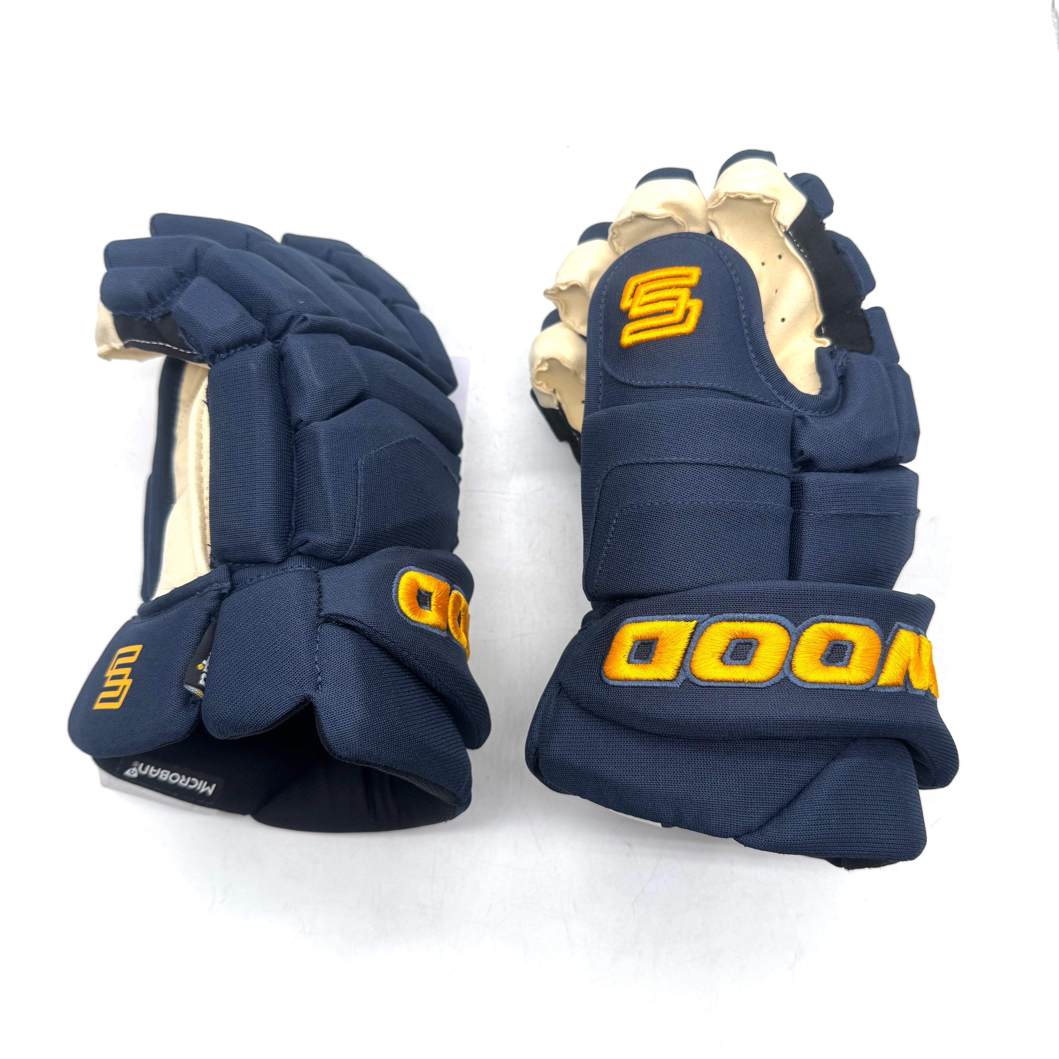Gant Sherwood Pro - Modèle NHL Pro Stock - Predators de Nashville (bleu marine/jaune)