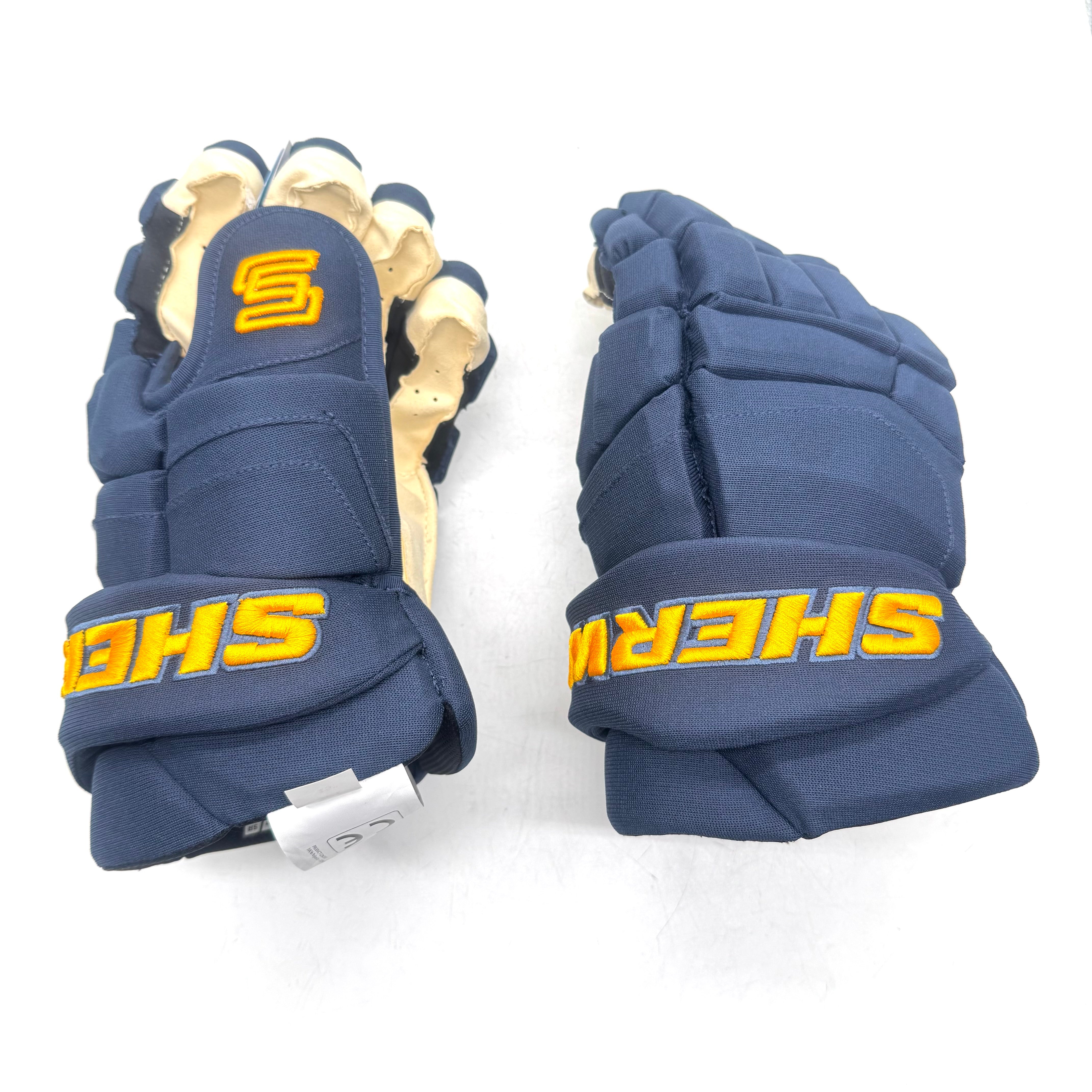 Gant Sherwood Pro - Modèle NHL Pro Stock - Predators de Nashville (bleu marine/jaune)