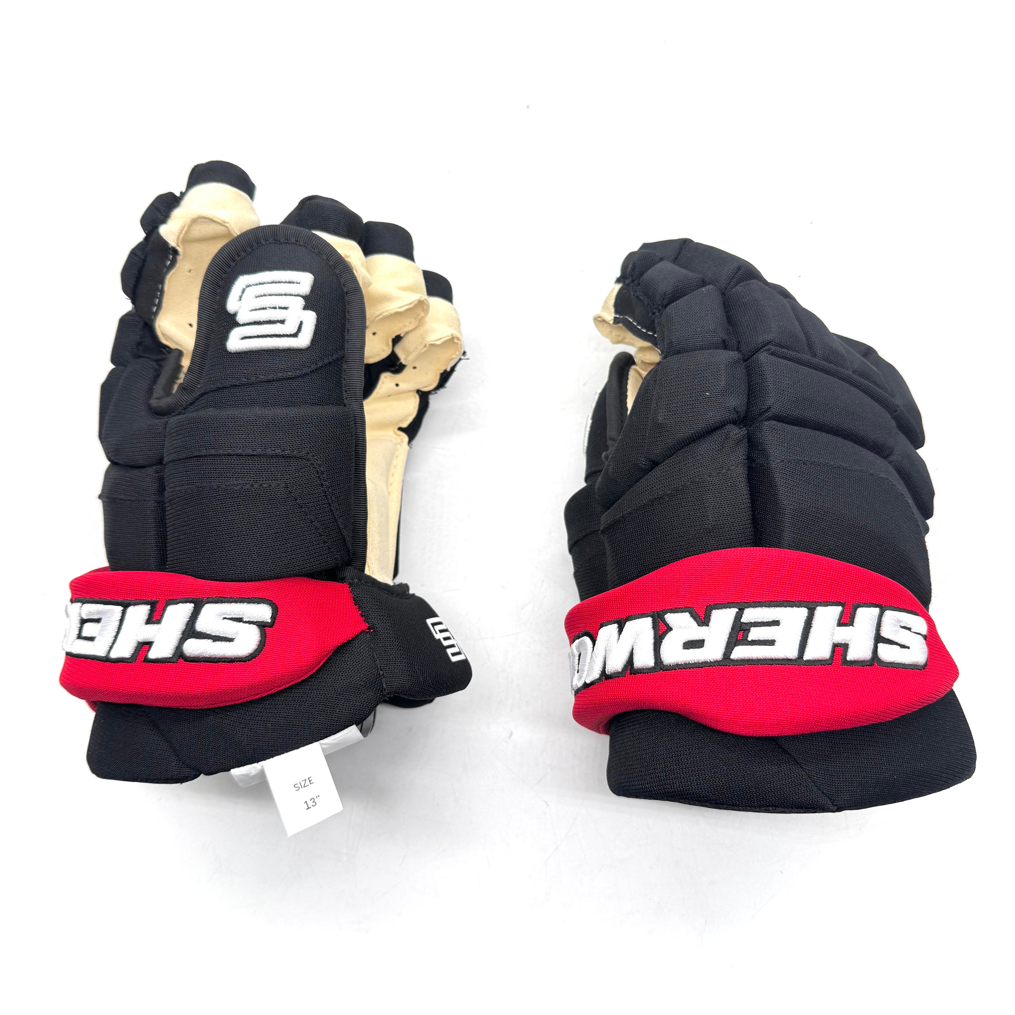 Gant Sherwood Pro - Modèle NHL Pro Stock - Sénateurs d'Ottawa (Noir/Rouge)