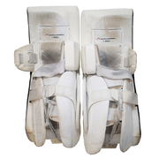 TRUE Catalyst PX3 - Used Pro Stock Goalie Pads (White/Red/Brown)