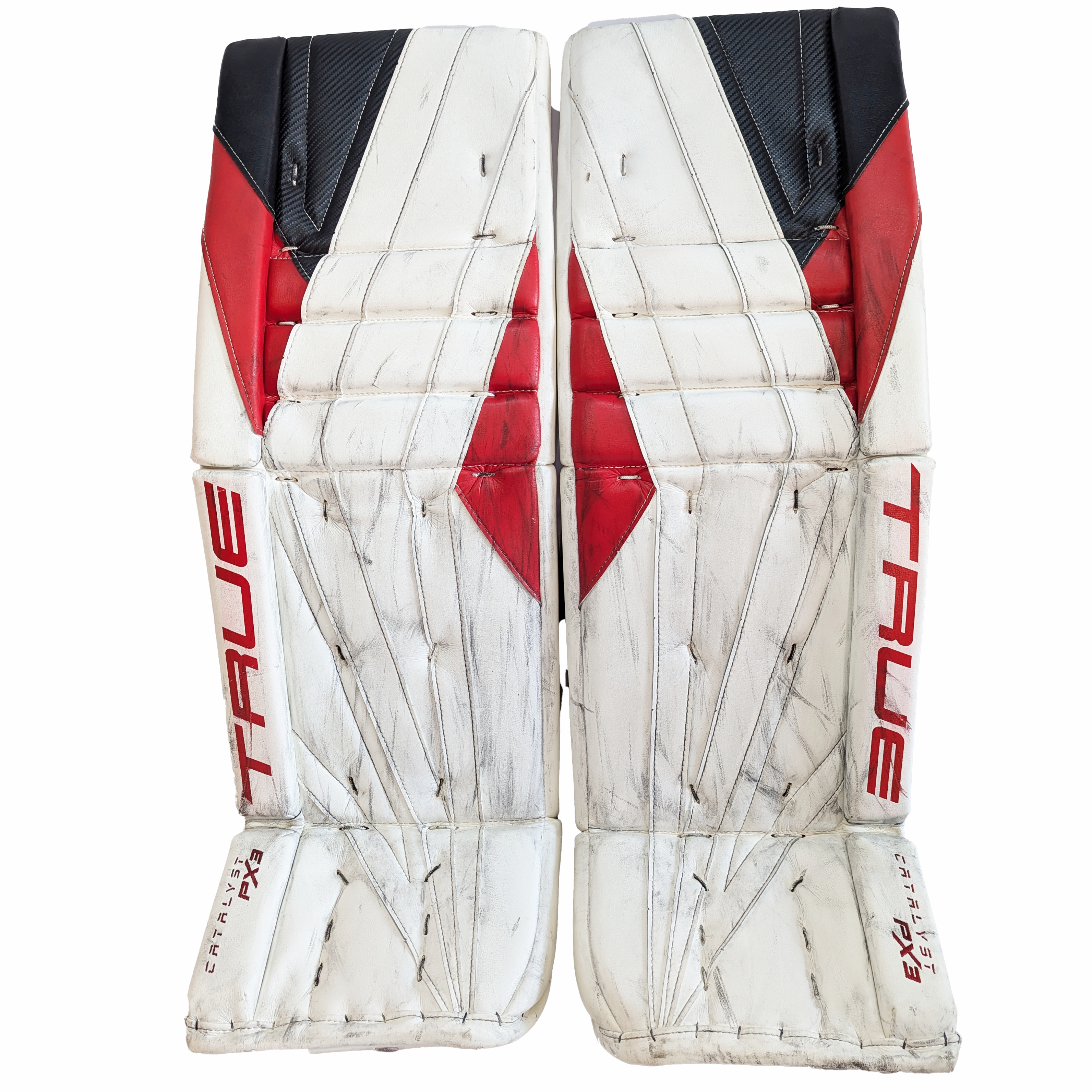 TRUE Catalyst PX3 - Used Pro Stock Goalie Full Set (White/Black/Red)