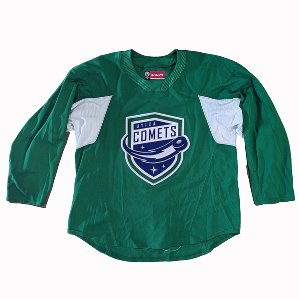 AHL - Used CCM Practice Jersey - Utica Comets (Green)