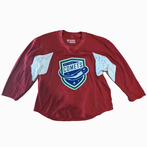 AHL - Used CCM Practice Jersey - Utica Comets (Maroon)