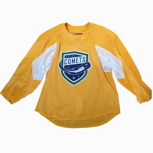 AHL - Used CCM Practice Jersey - Utica Comets (Yellow)