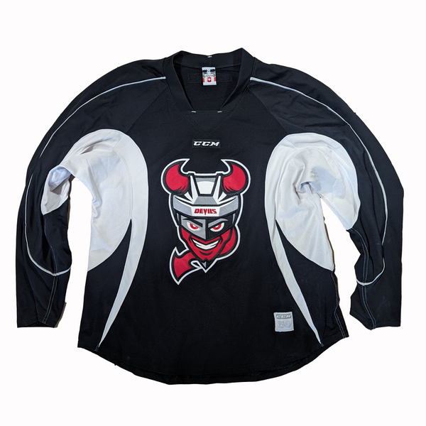 AHL - Used CCM Practice Jersey - Binghamton Devils (Black)