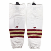 NCAA - New New Balance Hockey Socks (White/Gold/Maroon)
