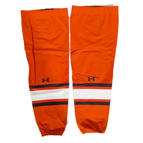 NCAA - Used Under Armour Hockey Socks (Orange/White/Black)