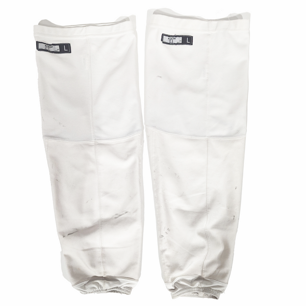OHL - Used CCM Hockey Socks (White)