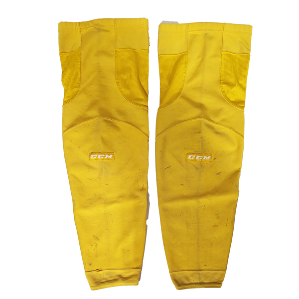 OHL - Used CCM Hockey Sock (Yellow)