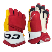 CCM HGJSPP - NHL Pro Stock Glove - Jakob Pelletier (Red/White/Yellow)