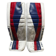 TRUE L12.2 - Used Pro Stock Goalie Pads (White/Blue/Red)