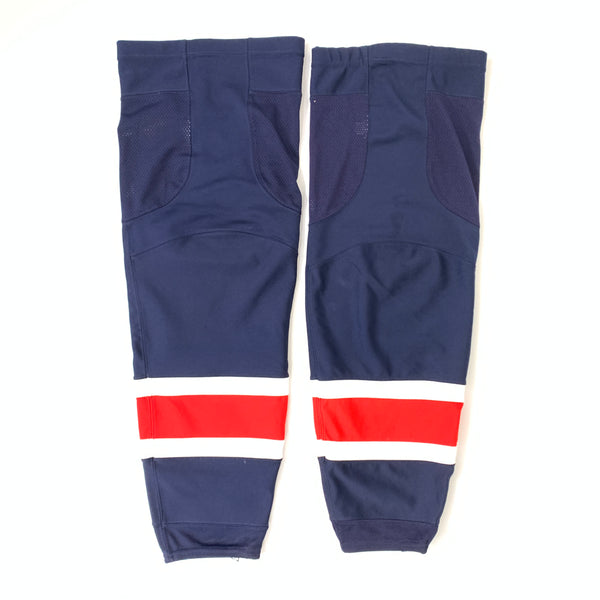 NHL - Used Pro Stock Adidas Hockey Socks - Washington Capitals (Navy)