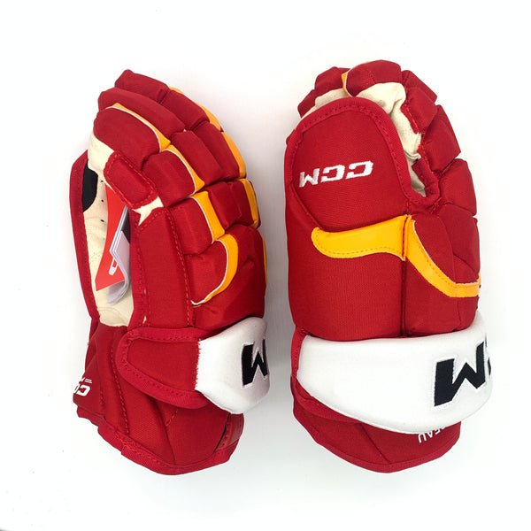 CCM HG12 - NHL Pro Stock Glove - Johnathan Huberdeau (Red/Yellow/White)