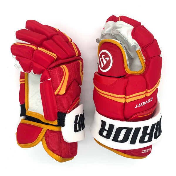 Warrior Covert QRE Pro - NHL Pro Stock Glove - Milan Lucic (Red/Yellow/White)