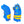 Load image into Gallery viewer, Sherwood Rekker Legend Pro - NHL Pro Stock Glove - St. Louis Blues (Blue/Yellow)
