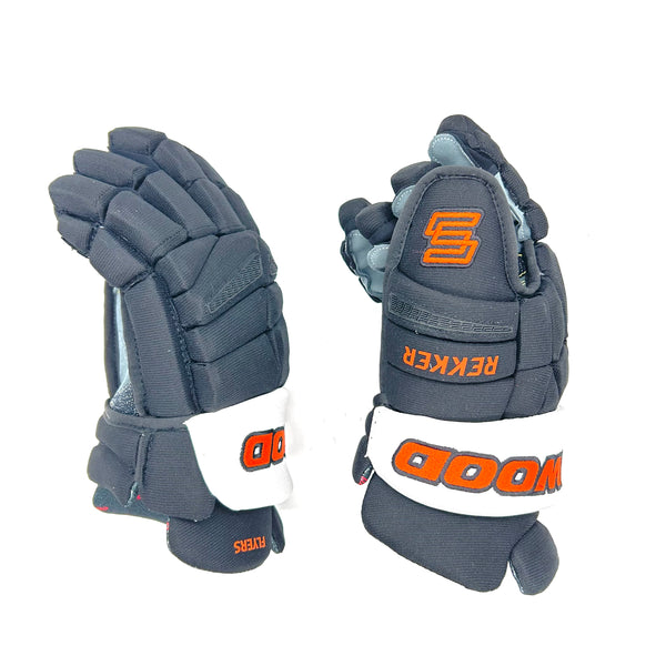 Sherwood Rekker Legend Pro - NHL Pro Stock Glove - Philadelphia Flyers (Black/White/Orange)